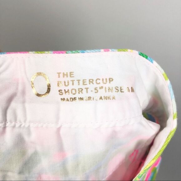 LILLY PULITZER | Tiki Pink Buttercup Shorts Size 0 - Picture 7 of 9